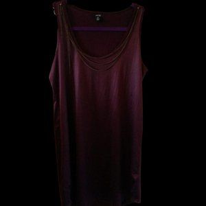 eggplant purple silky slip dress by jacob